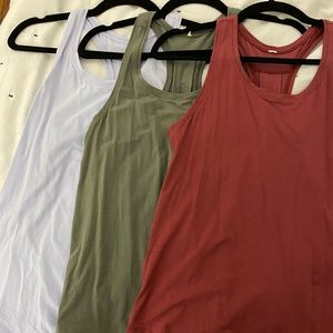 Bundle of Lululemon Love Tank Pleated